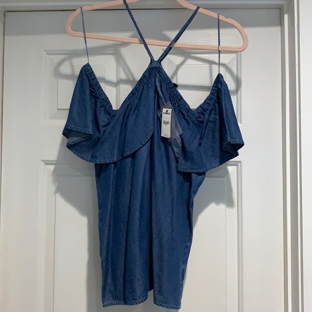Express Denim top size L